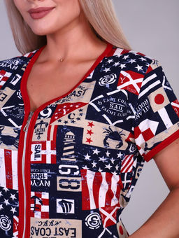 IV-CAPRIZ Тома - халат синий  фото 4