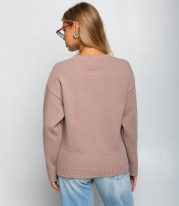 Джемпер #ОКТ125005, капучино