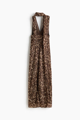 Vestido de gasa con fular decorativo - H&m фото 5