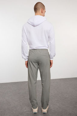 TRENDYOL MAN Bej Regular Fit Orme Esnek Rahat Beli Baglamal? Lastikli Duble Paca Kumas Pantolon TMNAW25PL00002 - Trendyolmilla фото 6