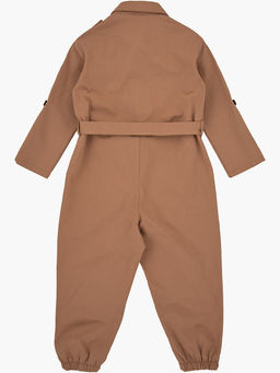 Комбинезон для девочки UD 7474 св.коричневый - Mini maxi фото 7