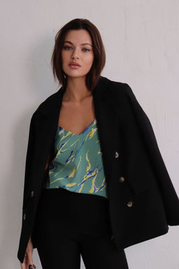 11098 Топ базовый с принтом - Martichelli фото 17