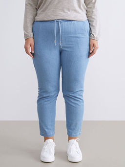 Beli Lastikli Carrot Fit Kad?n Jean Pantolon