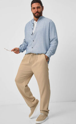 Брюки F511-0855-1 d.beige