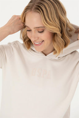 U. S. Polo Assn Женская базовая толстовка с капюшоном и камнем Неожиданная скидка в корзине - U.s. polo assn фото 2