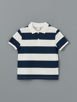 Polo Yaka ?izgili Erkek ?ocuk Ti??rt