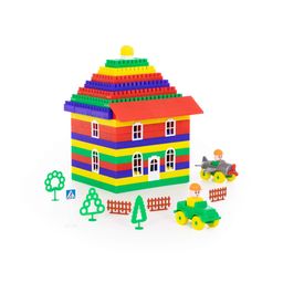 Конструктор Строитель (454 элемента) (в пакете) - Полесье фото 3