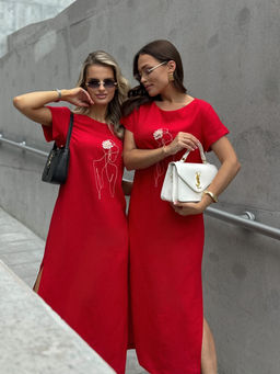 Платье DilanaVIP 2100 красный