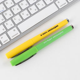 Ручка гелевая Авокадо стайл, 2 шт., черная паста - Artfox фото 3