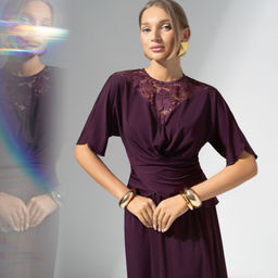 Костюм с юбкой с декоративными завязками на поясе Ручаюсь за успех (2 в 1 new) - Charutti фото 6