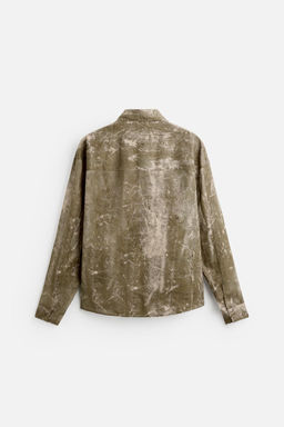 TIE-DYE FLOWING SHIRT - Zara фото 8