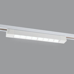 ULB-Q282 20W/4000K WHITE Светильник-прожектор светодиодный трековый. Линейный. 1600 Лм. Белый свет (4000К). Корпус белый. ТМ Volpe
