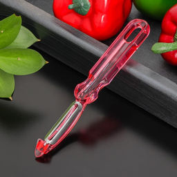 Цена за 2 шт. Овощечистка Доляна Леденец, 17 см, цвет МИКС