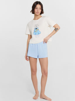 Пижама женская с принтом Cookie Monster