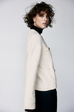 Pocket-detail cardigan - H&m фото 4