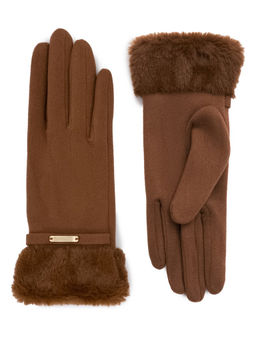 Перчатки жен флис LB-CP-141 honey
