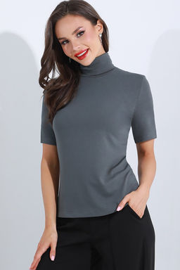 Водолазка Ты в тренде, грей - Dstrend фото 13