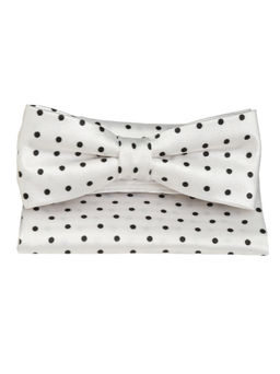 Галстук-бабочка мужской CASINO Casino-poly белый 512.1.629