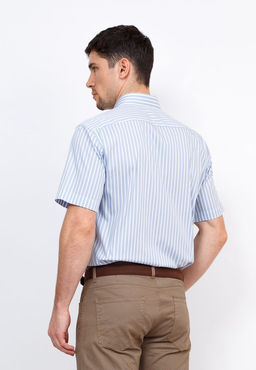 Сорочка мужская короткий рукав GREG Gb221/307/100/Z STRETCH  фото 9