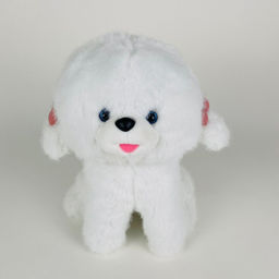 Мягкая игрушка Собака белая с бантиком 35 см (арт. 9599/35)