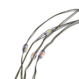 Электрогирлянда Роса 30м, 300 ламп, зеленый провод, цветная, пульт