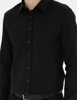 Siyah Slim Fit Arm_rl_ Uzun Kollu G_mlek - Pierre cardin фото 6
