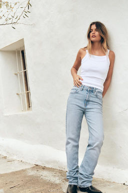 TRF STRAIGHT HIGH-WAIST JEANS