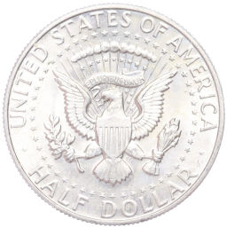 Монета 1/2 доллара (50 центов) 1968 года D США