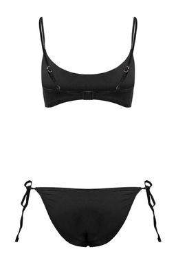 Siyah Bralette Kapl? Normal Bel High Leg Regular Basic Bikini Tak?m? TBESS26BT00095 - Trendyolmilla фото 2