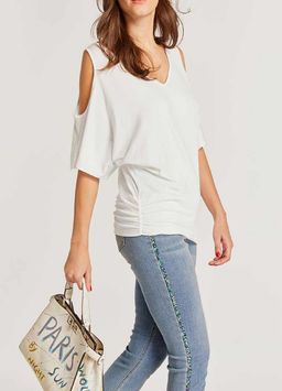 Блузка, белая