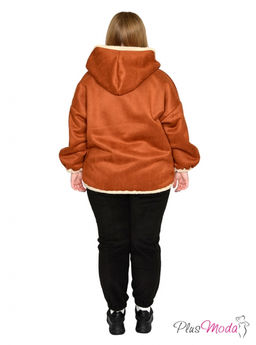 Дубленка-куртка Модель №1791 размеры 44-84 - Plusmoda фото 12