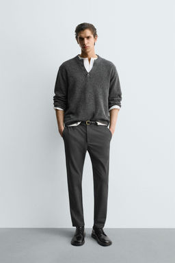 SLIM FIT COMFORT TROUSERS - Zara фото 26