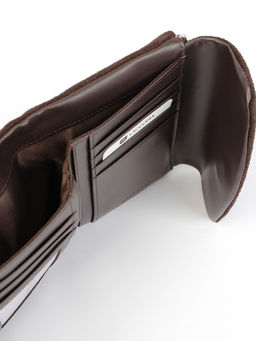 LACCOMA кошелек LA-2089-З-темно-коричневый натуральная замша