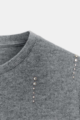 SPARKLY RIBBED JUMPER - Zara фото 8