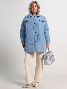 Куртка демисезонная Асель (голубая) Б15317-39М