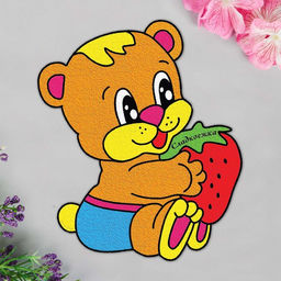 Цена за 2 шт. Фреска «Сладкоежка», 9 цветов песка