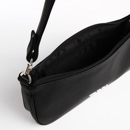 Сумка женская TEXTURA, багет, маленький размер, цвет чёрный  фото 4