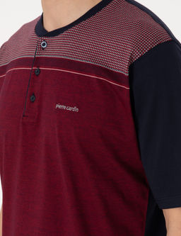 Bordo K_sakol 3l_ Jakarl_ Pijama Tak_m_