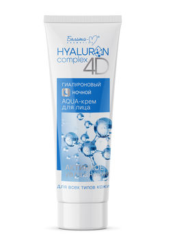 Белита-М HYALURON complex 4D AQUA-крем для лица Ночной Гиалуроновый 75г