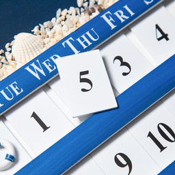 Настенный календарь вечный Морской стиль, дерево, 5628 см - Simaland фото 8