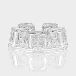 Подставка для подогрева Хрусталик, d=14 см, стекло, прозрачная - Simaland фото 3