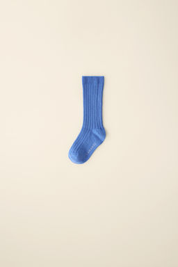 CALCET?N LARGO RIB CREATED BY CARAMEL LONDON X ZARA / Azul
