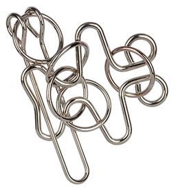 DELFBRICK DLM-46 Головоломка металлическая 1 шт Самолет 7 элемент