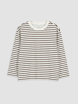 Bisiklet Yaka ?izgili Erkek ?ocuk Ti??rt