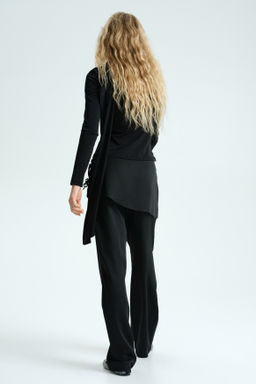 Pantal?n de sat?n con falda superpuesta - H&m фото 6