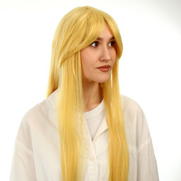 Парик «Аниме» цвет блонд, длинный