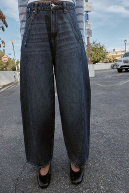 JEANS Z1975 WIDE-LEG LOOSE STITCHING - Zara фото 2