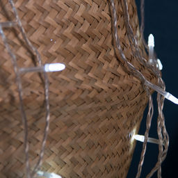 Гирлянда Нить 5 м с насадками Игла, IP20, прозрачная нить, 50 LED, свечение белое, 8 режимов, 220 В - Luazon lighting фото 3