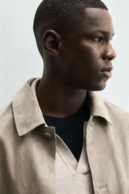 SUEDE LEATHER JACKET - Zara фото 5
