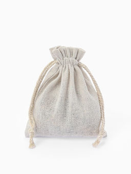 Набор подарочных мешочков 50 шт. «Лён» 10×12 см, бежевый